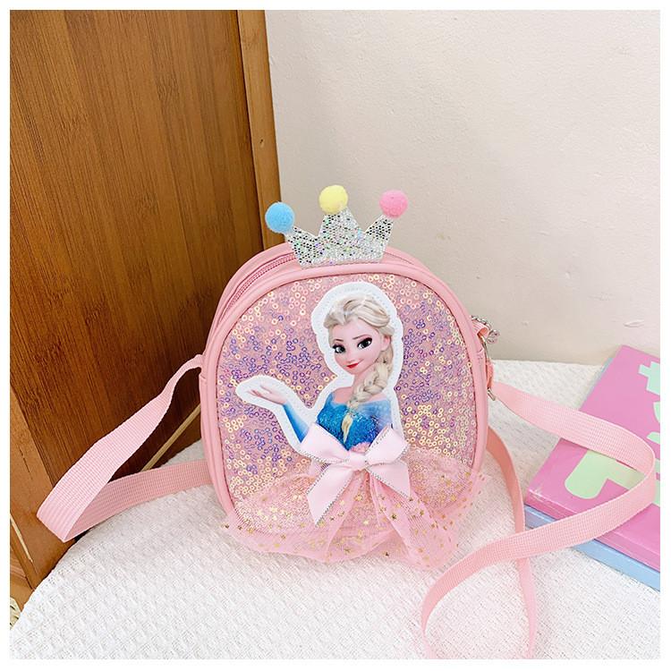Charming Princess Style Nylon Crossbody Bag For Girls Perfect For Casual Use And Outdoor Adventures In Vibrant Colors