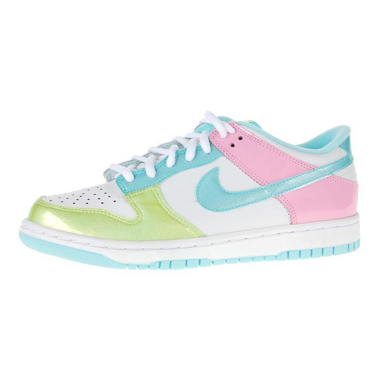 

Nike Dunk Low Gs Kids Sneakers White Glacier-Ice-Prfct-Pnk-Lm 309601-144