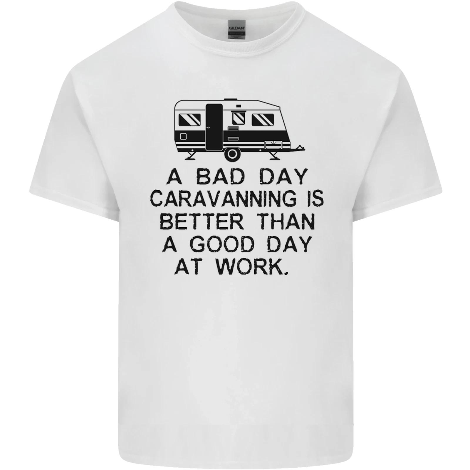 A Bad Day Caravanning Caravan Funny Kids T-Shirt Childrens M