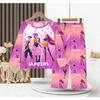 New Demon Hunters Children's Pajamas Long Sleeve Cartoon Girls Babies Middle and Older Children's Loungewear Set