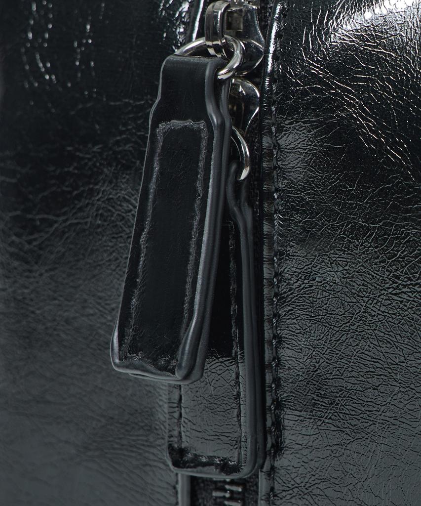 Euggen Flap Pocket Baguette Bag_Black