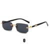 Retro Korean Myopia Sunglasses Seaside Frameless Eyeglasse Anti UV Shades Near Sight Diopters 0 To -4.0