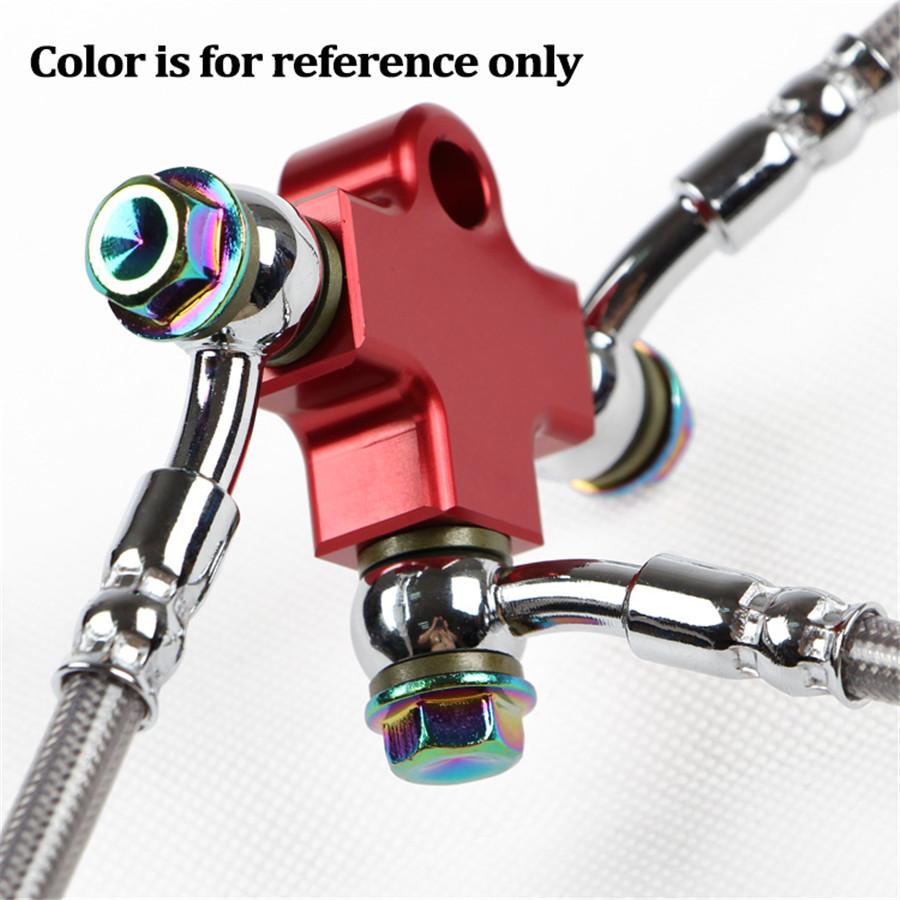 Brake Hose Tee Connector For Motorcycle ATV