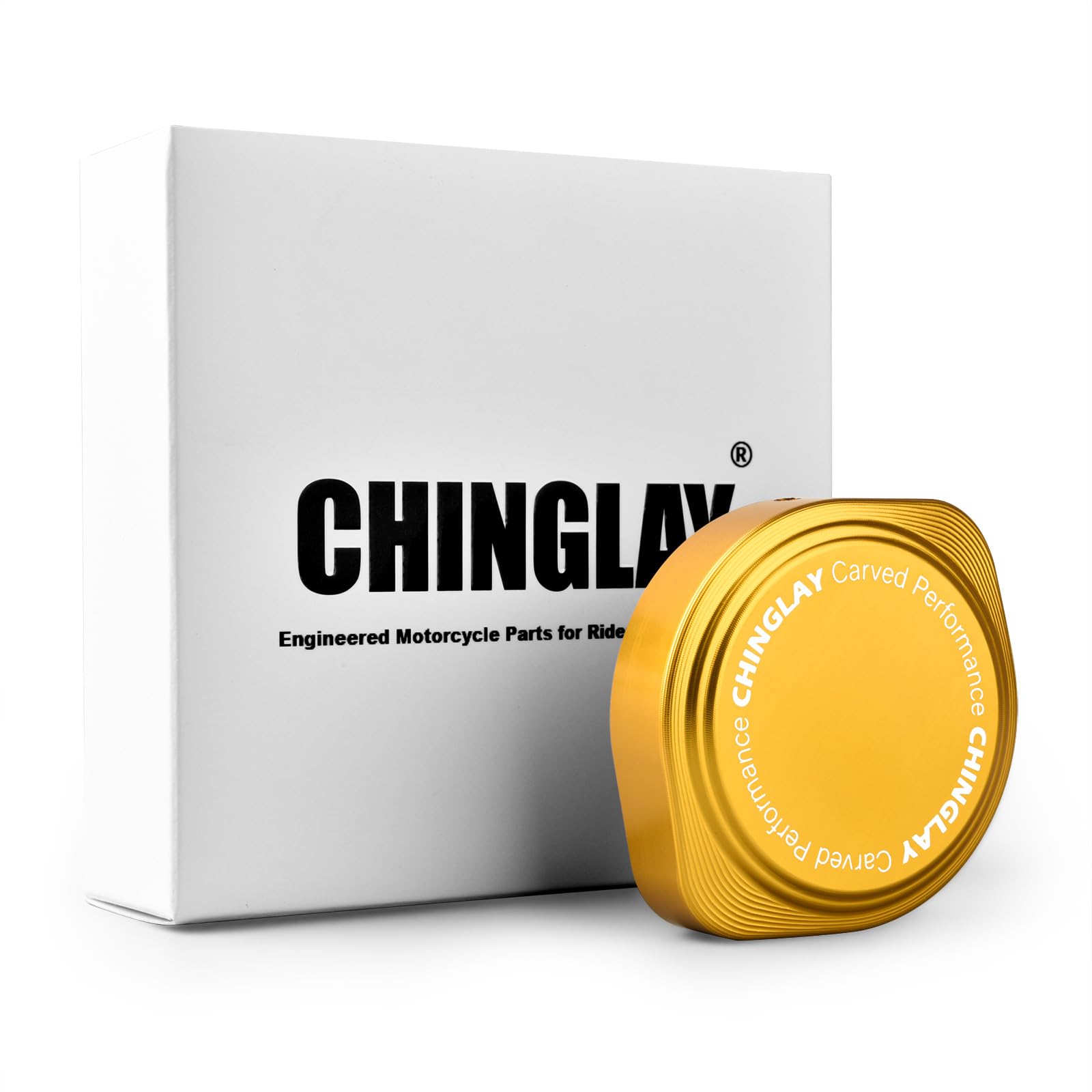 CHINGLAY Motorcycle Radiator Cap Cover: CNC Aluminum Compatible with Z900RS золотой