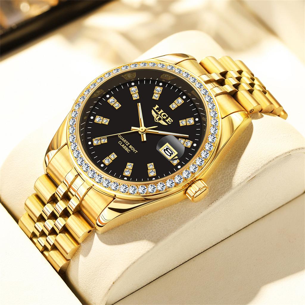 Men's Waterproof Luminous Running Alarm Clock Watch