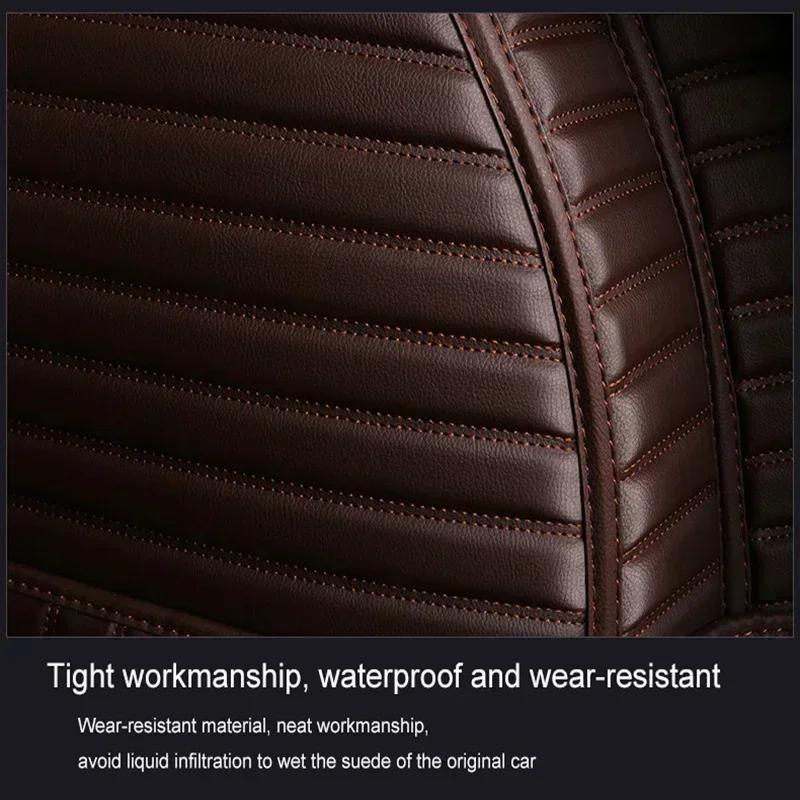 Customized Stripe 5D Full Coverage Car Trunk Mat for Peugeot 3008 2014-2017 2018-2024 4008 2017-2024 Car Accessories Carpet