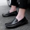 Comfort Men Loafers Genuine Leather Casual Shoes For Men Classic Boat Shoes Man Footwear Light Moccasins Plus Size 38-48