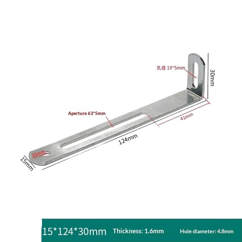 10 Stück Anti-Kipp Regalstütze Mit Schrauben Schwerlaststahl 90 Grad L-förmige Winkel 15x124x30mm Für Heimwerker