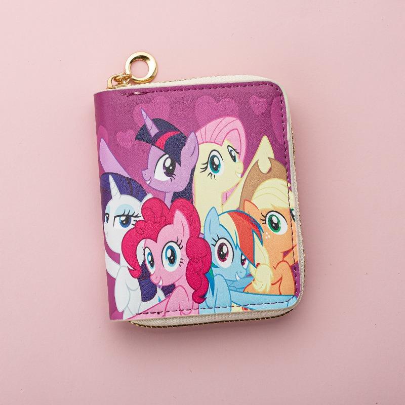 Creative Change Bag Cartoon Unicorn Children's Small Bag Earphone Key Coin Bag Women's Wallet Storage