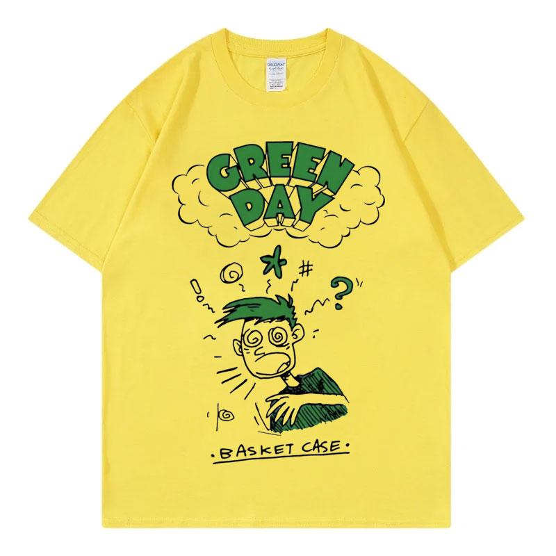 Punk Rock Band Green Day Merch Tshirts Concert Tour 2025 Fan Gift T Shirts Men Womem Clothing High Street Fashion Trend Tshirt
