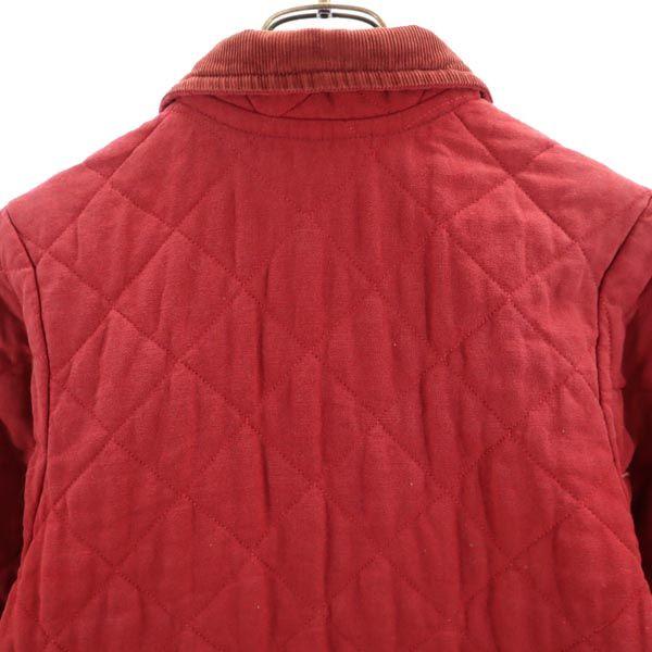 LAVENHAM Linen Blend Quilted jacket 36 Red Women Used