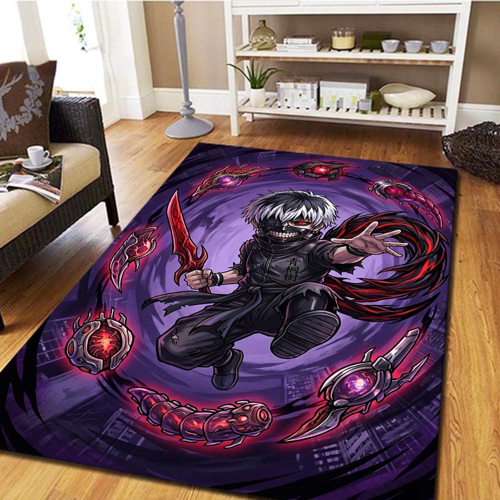 Tokyo Ghoul Carpet Floor Mat Washable Large Area Non Slip Gamer Bedroom Home Room Decor YUN6512
