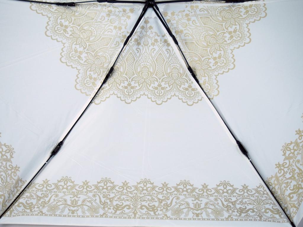 Premium Weiß Faltbarer Leichter Hitze- und Sonnenschutz 3 6 UV Über 3927GD Schirm, Handöffnung, Blockierend, Blockierend, Sonnenschirm/Regenschirm, Spitze, Farben, Gold,