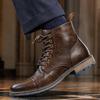 Leather Boots Casual Brand Retro 2026 Fashion Comfortable Men Desert Boots