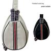 Lightweight Single Shoulder Racket Bag for Badminton, Tennis, Table Tennis, and Pickleball