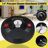 Black 1Pcs Pressure Cleaner Round Attachment High Pressure Flat Surface Cleaner Power Washer Attachments Gas Pressure Washer