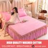 Cool Bed Skirt Lace Bedspread Princess Style Bedding Sets with Pillowcases Beautiful Bed Spreads Queen King Size Beddings