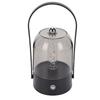 Portable Camping Lantern Vintage USB Rechargeable Bedside Table Lamp with Handle Adjustable Brightness Warm Lighting