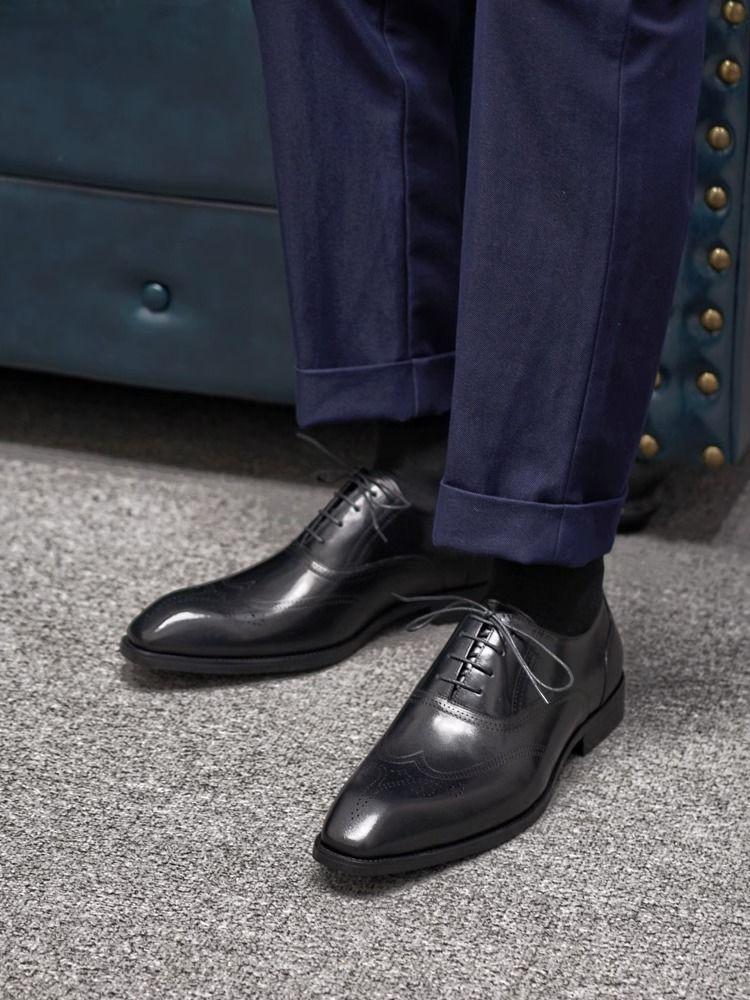 Nuove Scarpe Uomo in Pelle Business Formali da Lavoro Professionali Casual Belle per Matrimonio Sposo di Alta Gamma