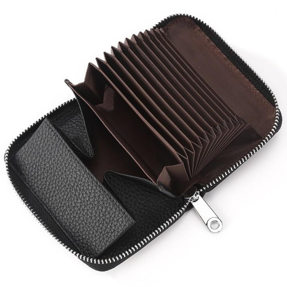 Short Coin Pouch Japanese Organ Card Holder Portable PU Leather Wallet  School