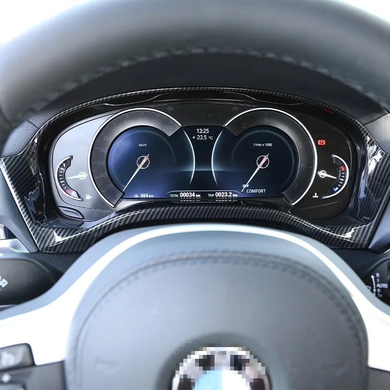 ABS Carbon Fiber For BMW X3 X4 G01 G02 2018-2025 Interior Kit Dashboard Console Gear Shift Panel Decoration Cover Trim Sticker