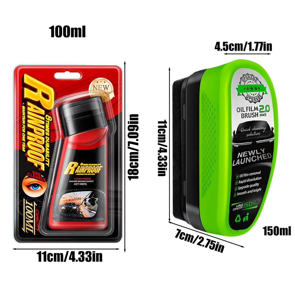 

Oil Film Cleaning Brush Auto Windscreen Stains Remover Windshield Hydrophobic Anti-Fog Car Detailing Brush For Truck Sedan SUV