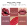 12 Farben Mode Matt Samt Flüssiger Lippenstift Lipgloss Sets Natürlicher Feuchtigkeitsspender Wasserdicht Lang Anhaltend Lippenkosmetik