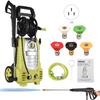 Electric Pressure Washer 2000W 2393 Max. PSI High Pressure Power Washer with 5 Nozzles / 33ft Hose
