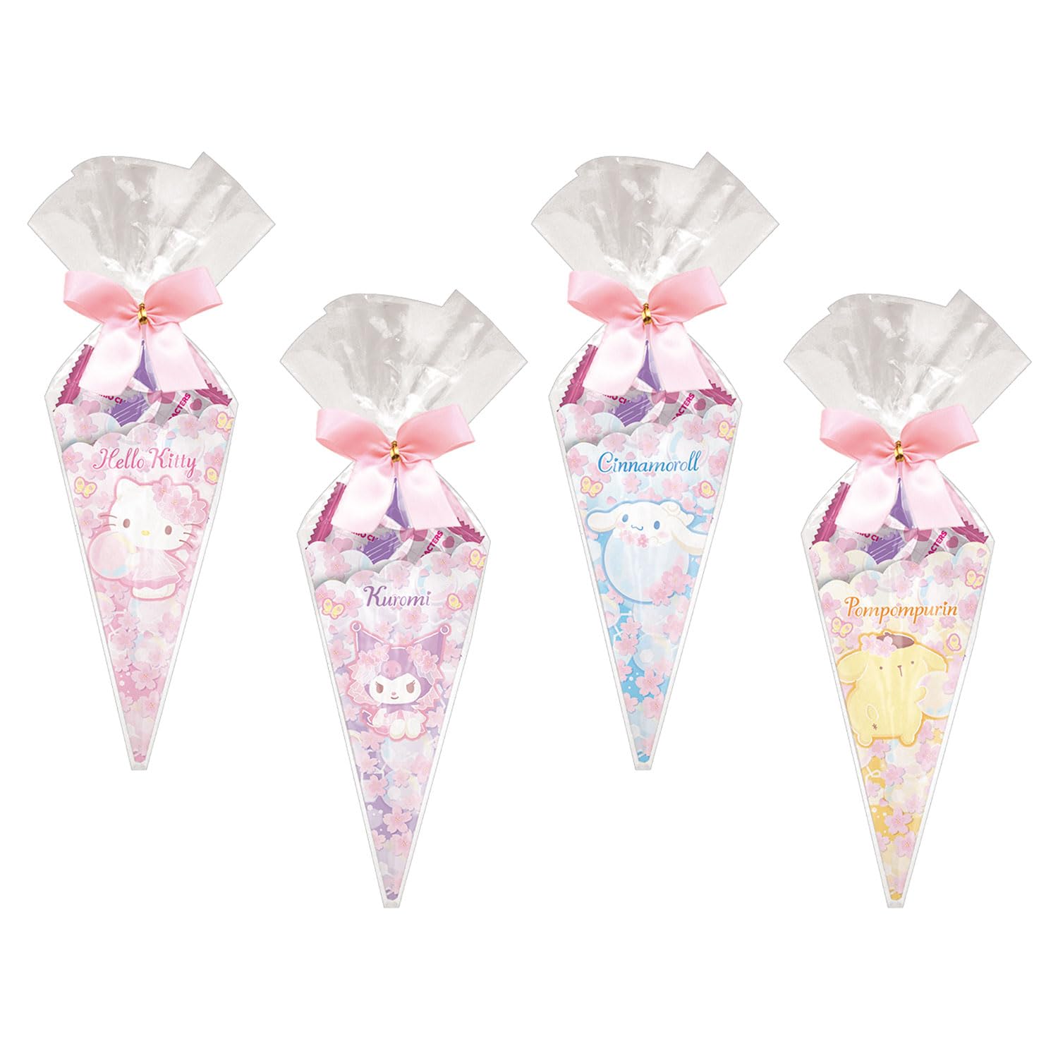 Heart Sanrio Sakura Bouquet Assorted Candy Toys Set of (Box 12)