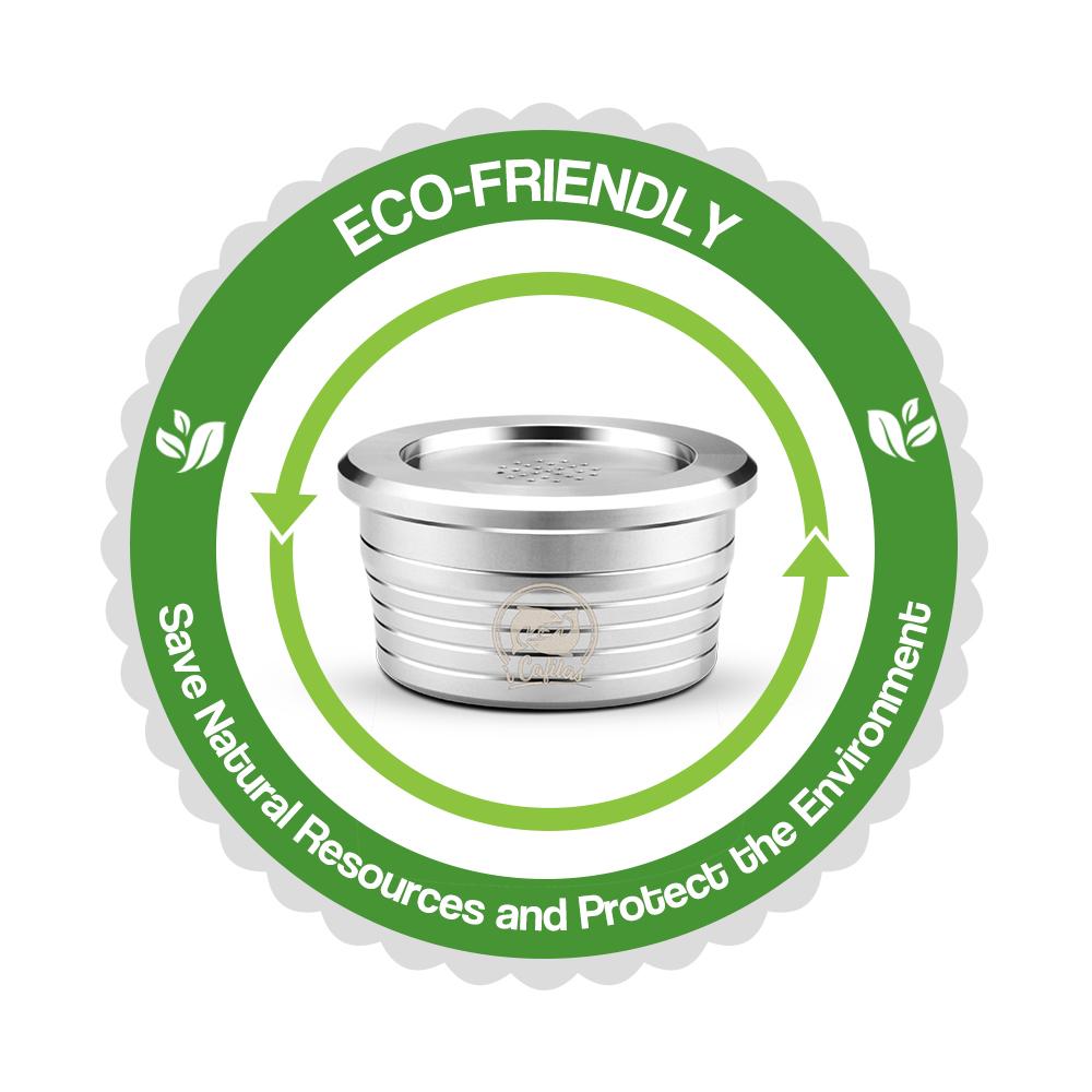 Para Máquina de Café Delta Q NDIQ7323 Cápsula Reutilizável Aço Inoxidável Filtros de Café Recarregáveis Copo Acessórios de Café