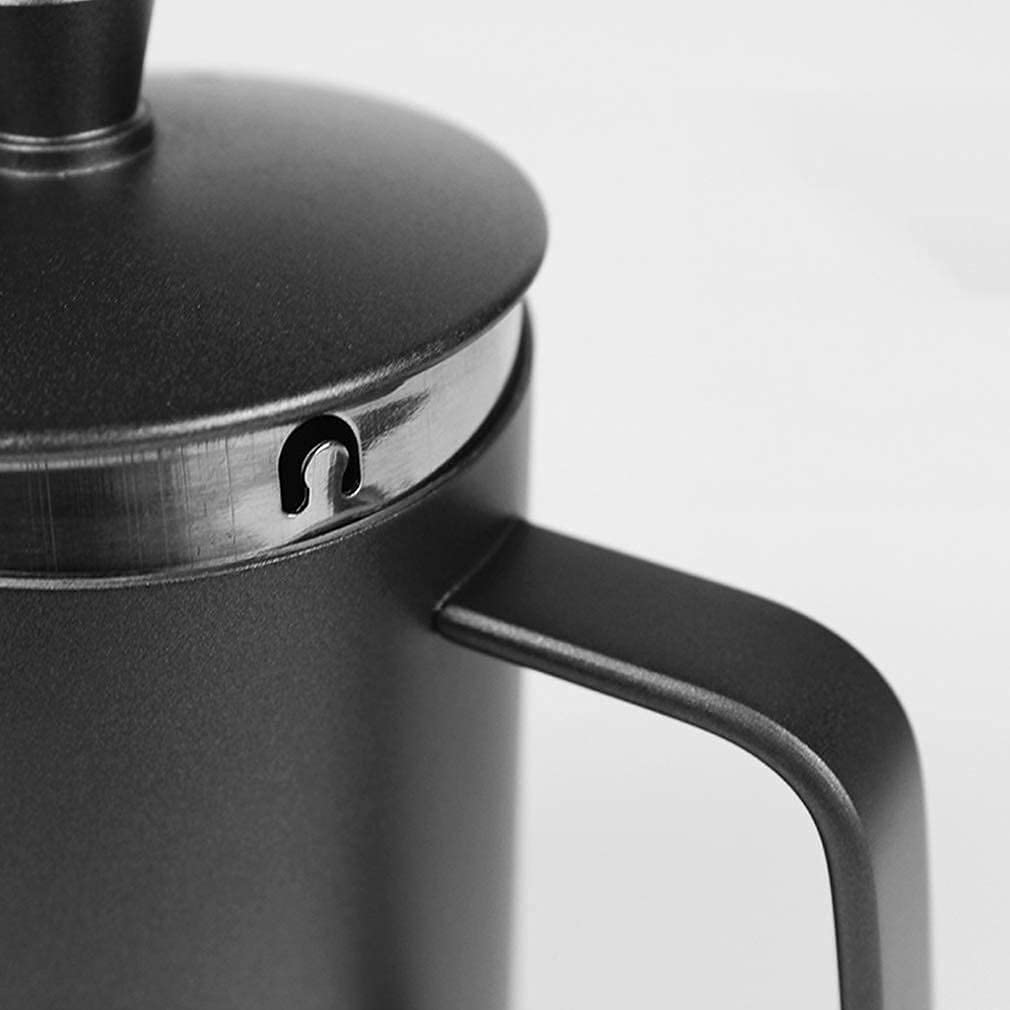 SOVIFKI 550ml Drip Pot, Coffee Kettle, Stainless Steel, Hand Drip, Outdoor, Camping, Scale Markings, Direct Heating