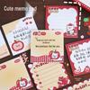 Apple Duoduo Cute Cartoon Non-Adhesive Sticky Notes for Student Planners