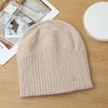 Knitted Thermal Hat Autumn and Winter Rabbit Fur Blended Women's Pullover Stacking Hat