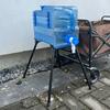 Camping Bucket Stand Strong Load Bearing Foldable Ice Box Holder Detachable Cooler Luggage Rack for Outdoor Camping Hiking