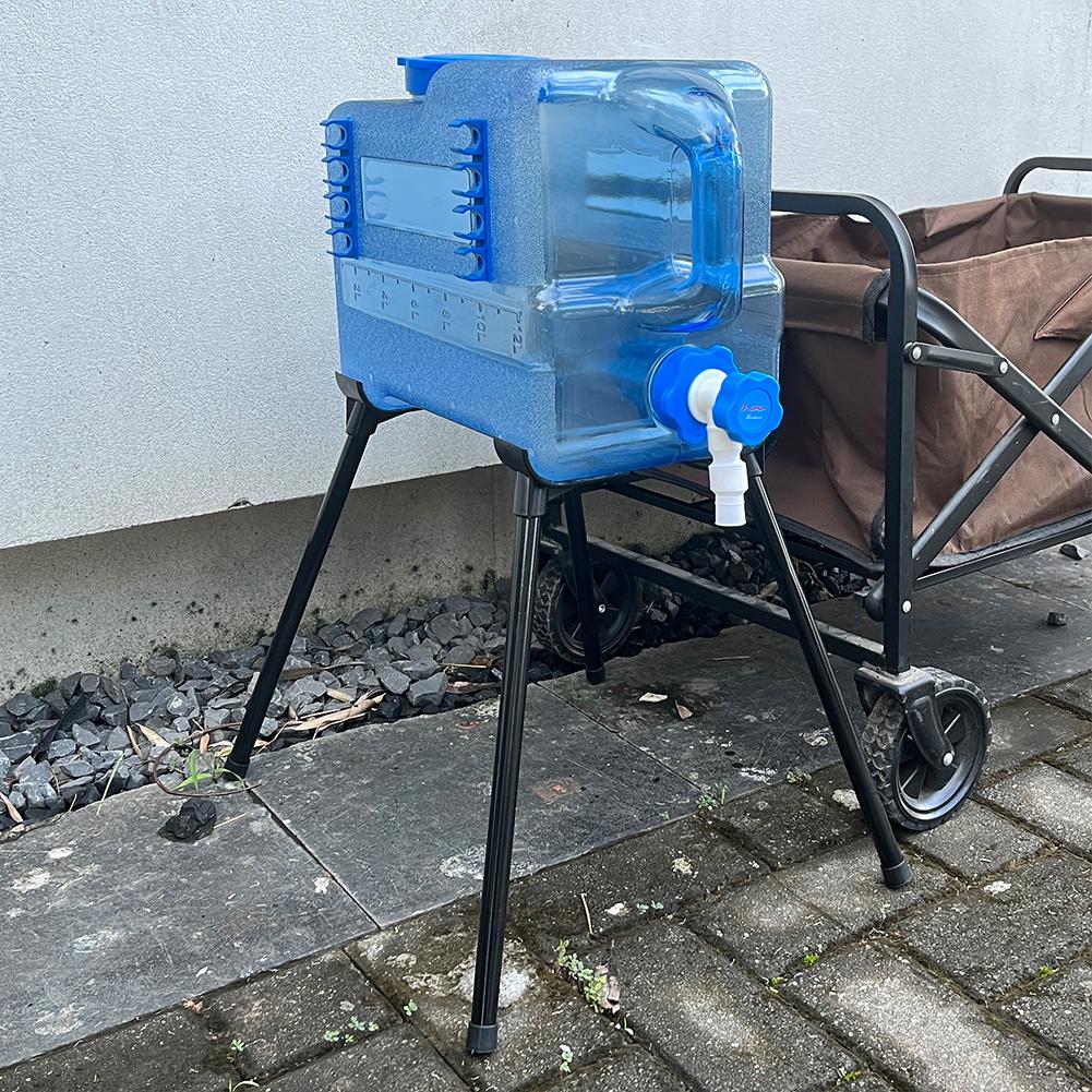 Camping Bucket Stand Strong Load Bearing Foldable Ice Box Holder Detachable Cooler Luggage Rack for Outdoor Camping Hiking
