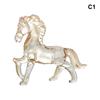 2026 Zodiac Horse Statue Feng Shui Collection Crystal Light Luxury Horse Sun Catcher Ornament Home Desktop Decoration