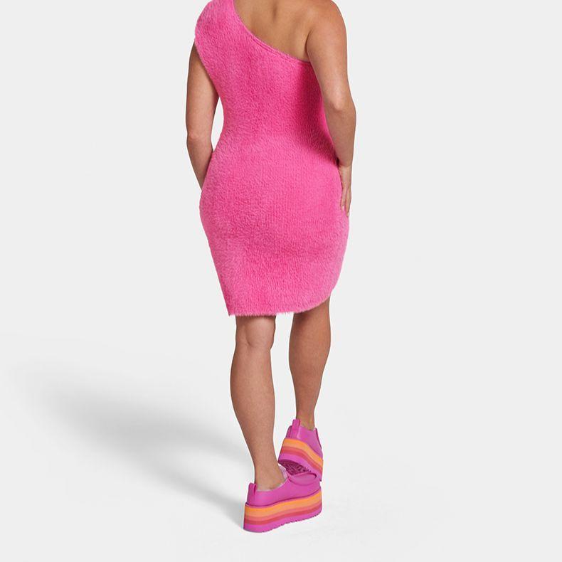 UGG Fashion Height Increasing Shock Absorbing Low Top Casual Shoes Unisex Shoes Raspberry 1157970-RYM