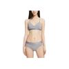 Calvin Klein Logo Jacquard Thin Triangle Cup Wireless Bra Women underwear Dark-Gray QP1668O-020