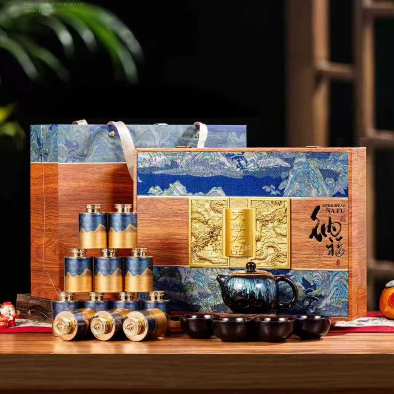 Tie Guan Yin Orchid Aroma Tea - Anxi Origin, Strong Aroma, Small Can Gift Box for Festivals