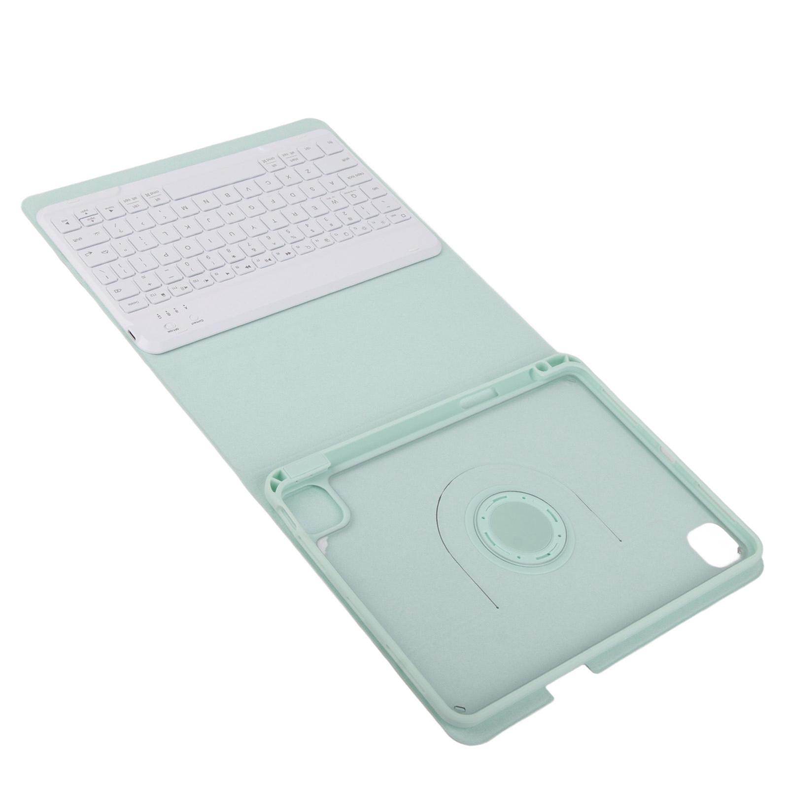 

Защитный чехол для планшета Светло-зеленый Складная подставка Чехол с клавиатурой и слотом для ручки для IOS 10,9 дюйма