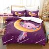New Animal Axolotl Bedding Set Single Twin Full Queen King Size Bed Set Aldult Kid Bedroom Duvetcover Sets Cartoon Bed Sheet Set