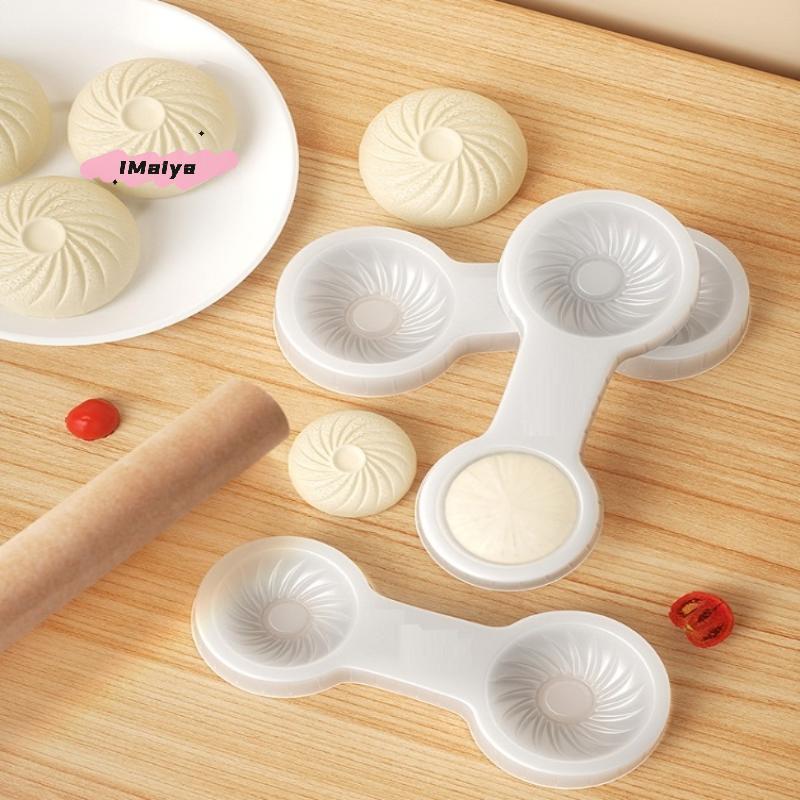 Handmade Baozi Mold Kitchen Tool for Baking Chinese Steamed Buns Bread Dough Pastry Cooking Utensils - 1/2/3Pcs Household Items