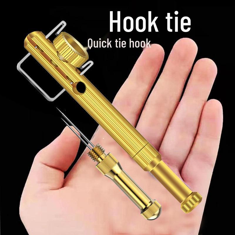 Fishing Hook & Knot Tying Tool – Manual Inner Line Easy Tutorial
