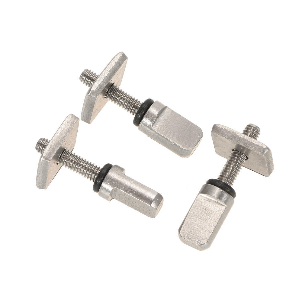 3 Surfboard Longboard Sliding Fin Screw & Fin Plate Replacement Kit for Stand Up Paddle Body Board
