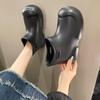 Fashion Soft-soled Water Shoes Parent-child New Waterproof Rain Boots Women's Tide Open Smile Short Tube Women's Rain Shoes