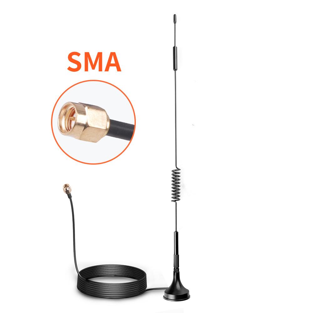 

1PC Антена 4G з високим коефіцієнтом посилення 12 дБі, роз єм SMA, LTE, магнітна антена, підсилювач сигналу чорний