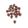 Girl Gift Dollhoues Miniature Strawberry Pattern Decoration DIY  Clothes Mini Buttons Clothing Sewing Buckle Metal Buckles