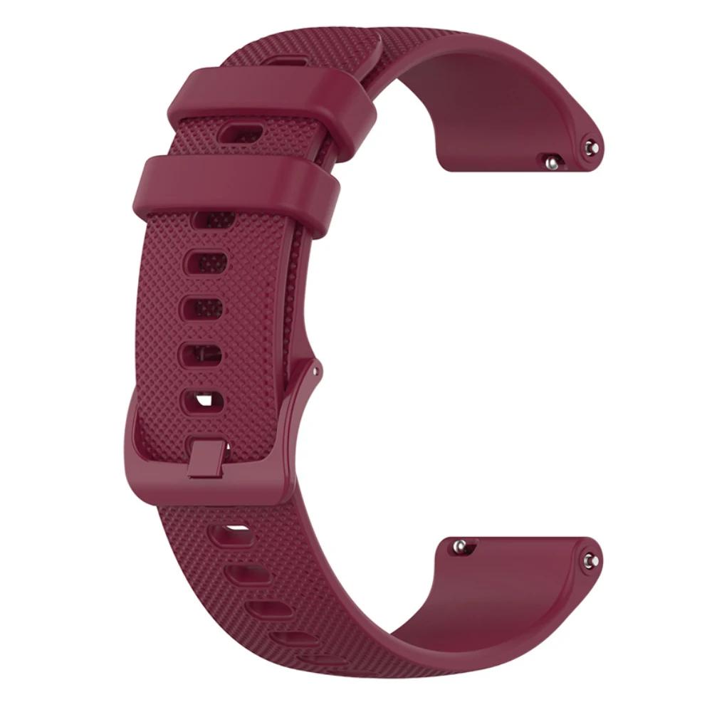 

20mm 22mm Silicone Strap For Samsung Galaxy Watch 6 5 Pro 44mm 40mm Band Watch 4 6 Classic 43mm 47mm Straps Replacement Bracelet 20mm красный