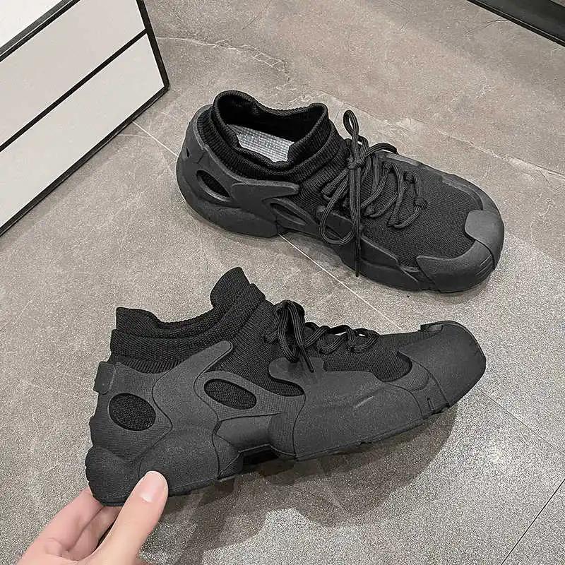 Fashion Tied Round Nose Women Flat Women Casual Basketball Sneakers 48 Size Basketball Shoes 48 Sport Model Basket Zapatiilas