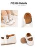 Baby Princess Shoes 0-1 Year, Soft Non-slip PU Leather with Bowknot, Suitable for Spring/Autumn.
